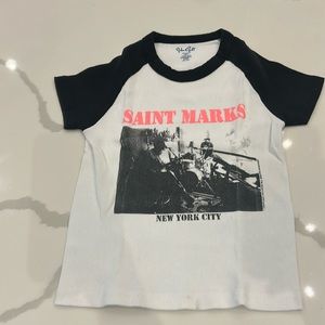 Brandy Melville saint marks tee shirt